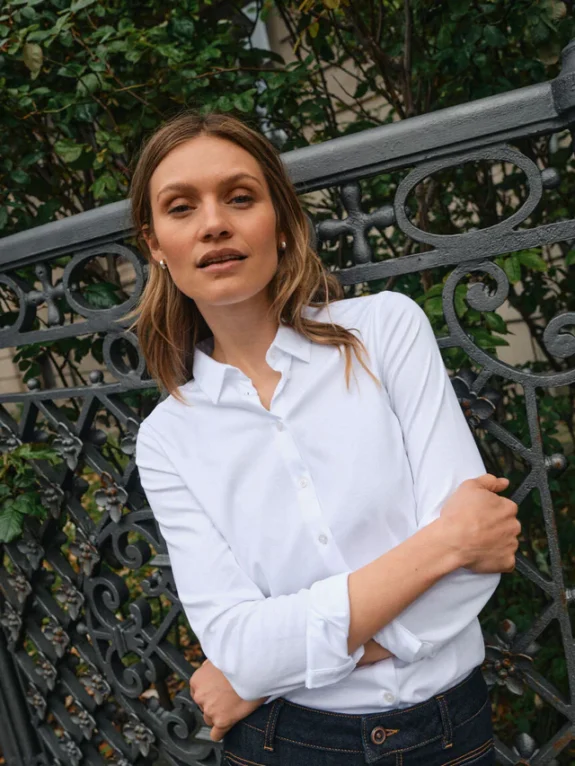 Camisa de punto blanca - Mos Mosh