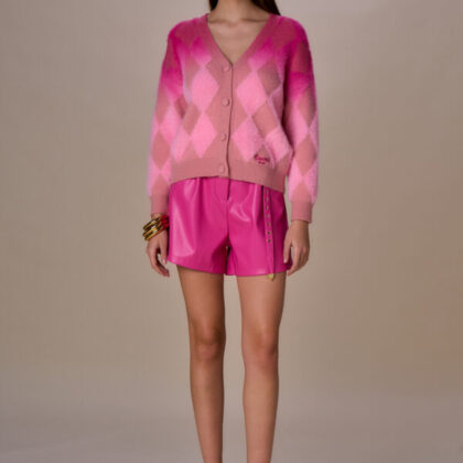Cardigan rombos sombreados rosas NO SECRETS