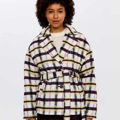Chaqueta paño cuadros - CKS