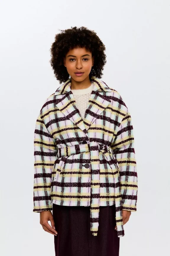 Chaqueta paño cuadros - CKS