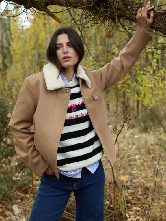 Chaqueta Bomber Lana Vilagallo
