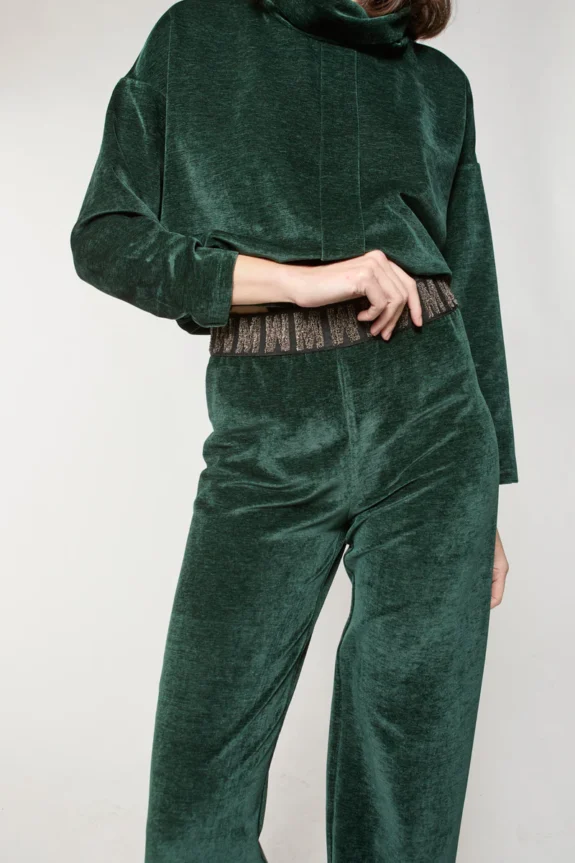 Pantalon Ancho Verde - Mercedes de Miguel