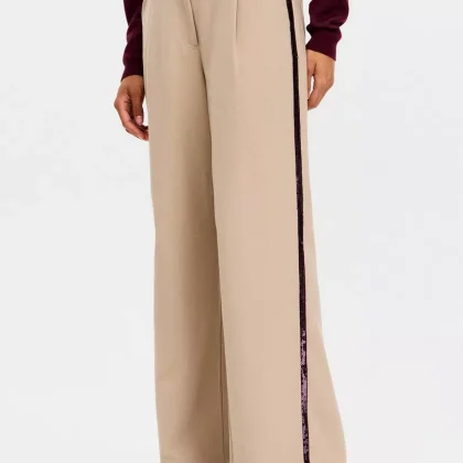 Pantalon crudo detalle lateral - CKS