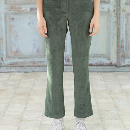 Pantalon de pana verde Hongo