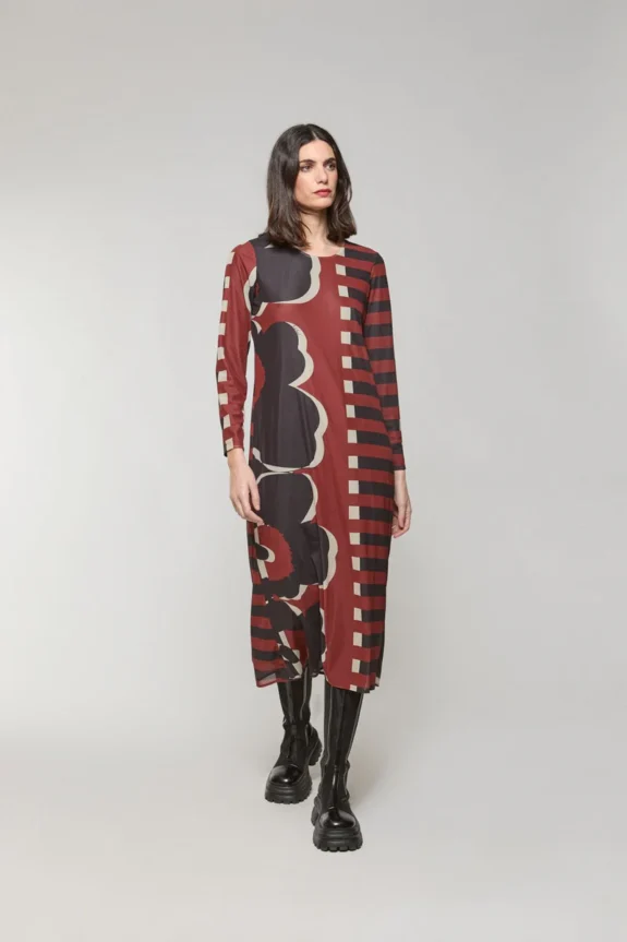 Vestido Berenjena - Mercedes de Miguel
