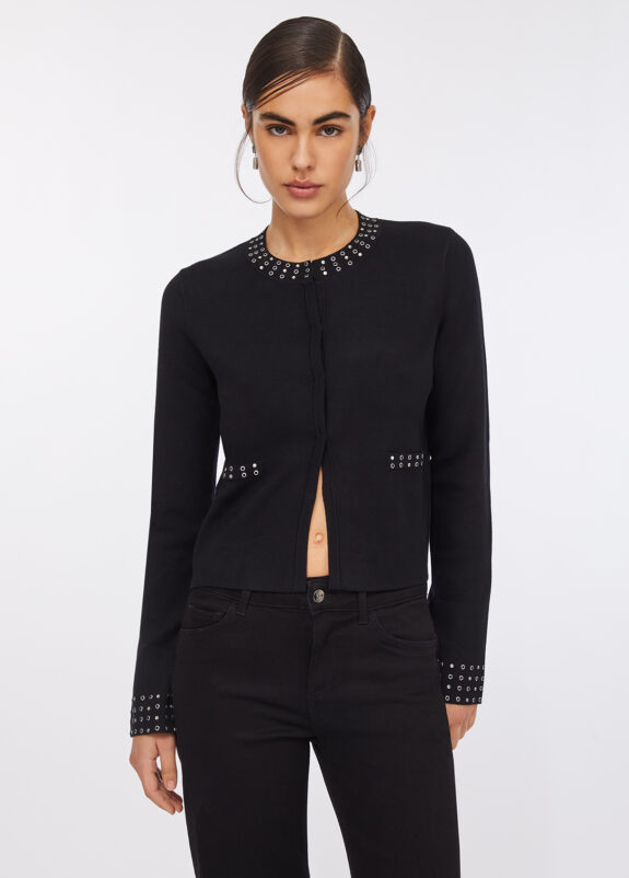 Chaqueta con strass Liujo