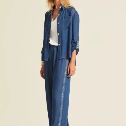 Conjunto tencel denim OKY