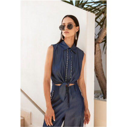 Camisa lazada piedras TRASH AND LUXURY
