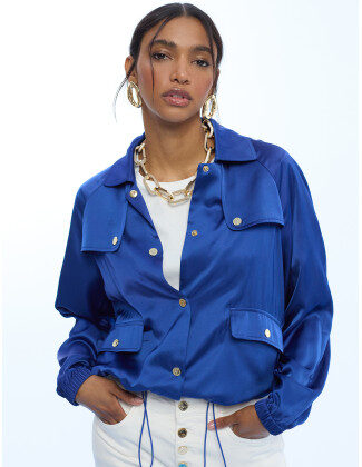 Chaqueta fluida estilo bomber Lola Casademunt