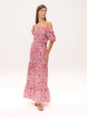 Conjunto boho floral rosa MIOH