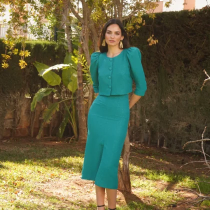 Conjunto dos piezas BETTE verde MERYFOR