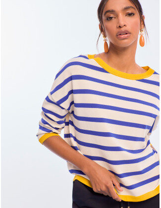 Jersey rayas bicolor Lola Casademunt