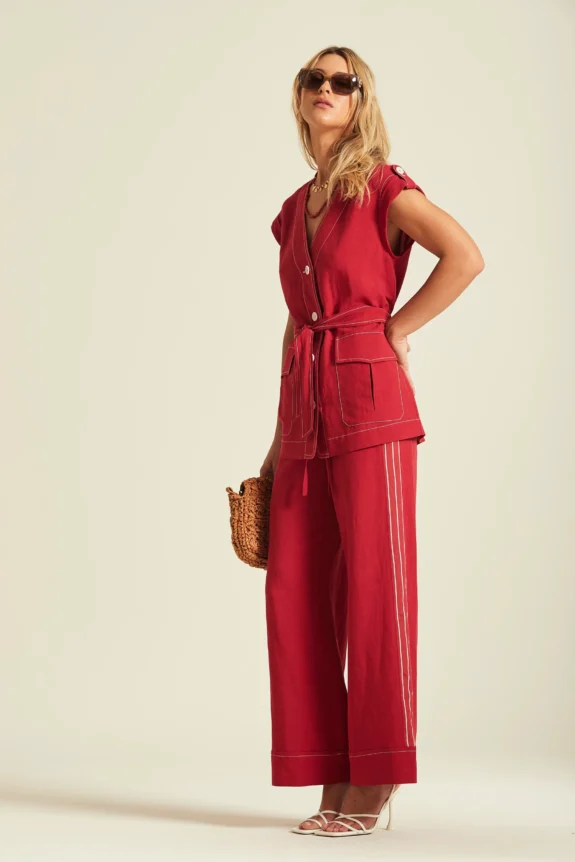 Pantalón Copra Raya Bicolor OKY
