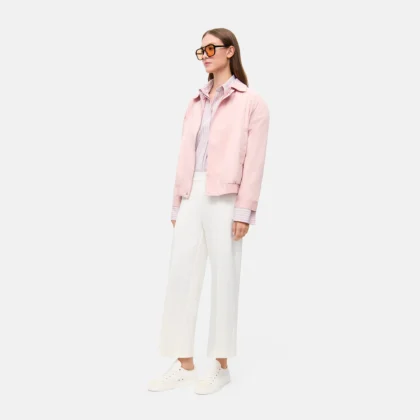 Pantalón cropped elástico crudo CAMBIO