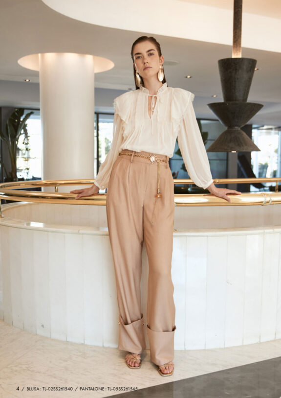 Pantalon vuelta con cinturon TRASH AND LUXURY