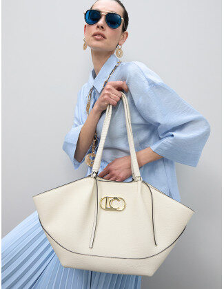Shopper asa trenzada crudo Lola Casademunt