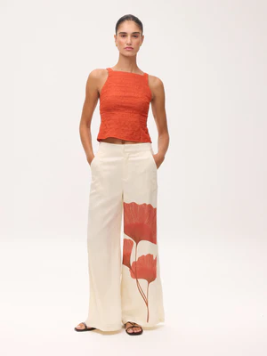 Top jacquard estampado MIOH