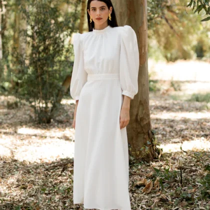 Vestido Audrey blanco Meryfor
