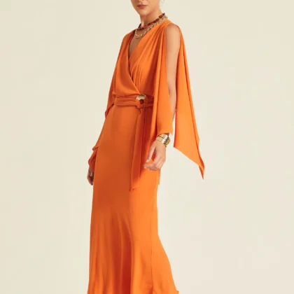 Vestido Lotus Gasa Chiffon OKY