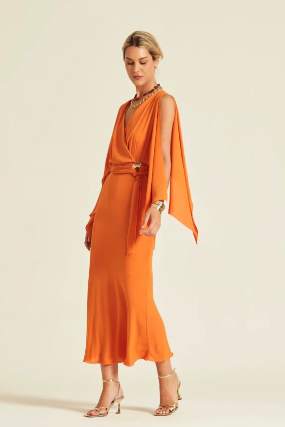 Vestido Lotus Gasa Chiffon OKY