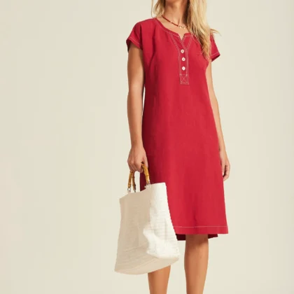 Vestido Potak Viscosa Lino OKY