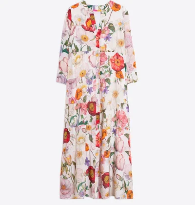 Vestido flores multicolor Vilagallo