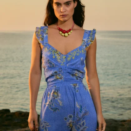 VESTIDO ISI PUNTOS AZUL SHOPIE+LUCIE