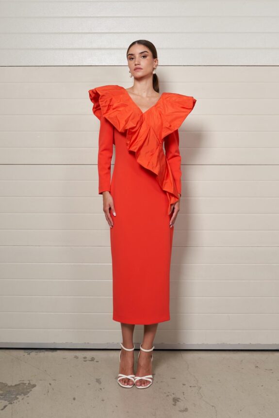 Vestido naranja MOSKADA