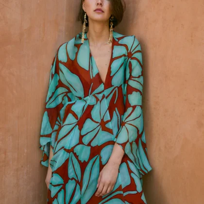 Vestido vero fiji turquesa SHOPIE+LUCIE