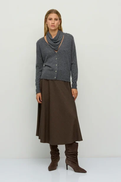 Falda midi flared-BSB